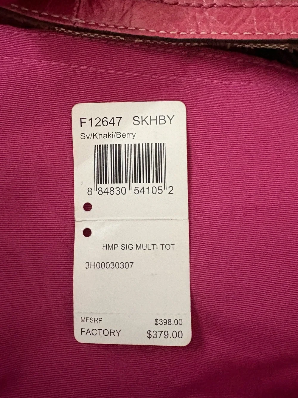 Coach tote featuring